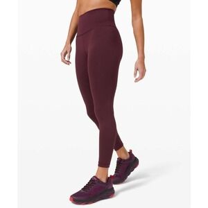 Lululemon Wunder Train High-Rise Tight 25" in Cassis Size 2‎